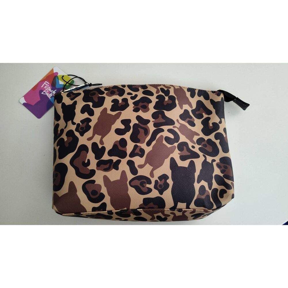 FRENCH BULL COSMETIC BAG  CAMOFLAGE FRENCH BULL NWT